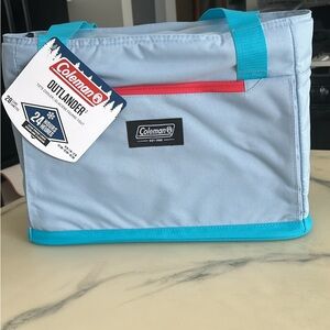 Coleman Light Blue and Turquoise Outlander Tote